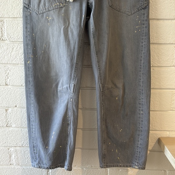 Free People Moxie Pull On Barrel Jeans Slouchy Size 25 - Picture 4 of 6